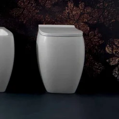 Viadurini Bathroom Wc-WC-Vase aus weißem Keramik in modernem Design, Gais, hergestellt in Italien