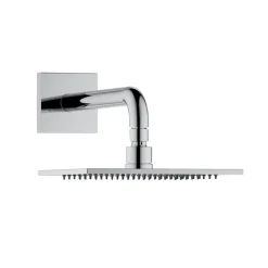 Viadurini Bathroom Duscharmaturen-2-Wege-Duschgruppe mit Rosette und runder oder quadratischer Gleitstange - Kristio