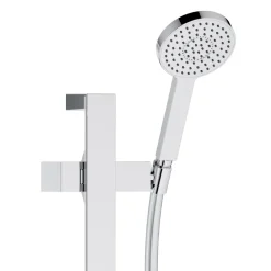 Viadurini Bathroom Duscharmaturen-2-Wege-Duschgruppe mit Rosette und runder oder quadratischer Gleitstange - Kristio