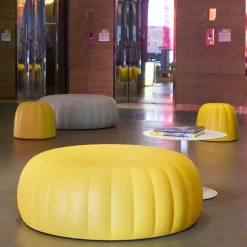 SLIDE Sitzsäcke|Sitzsäcke-Weicher, farbiger Sitzpuff Gelee aus Polyurethan, hergestellt in Italien