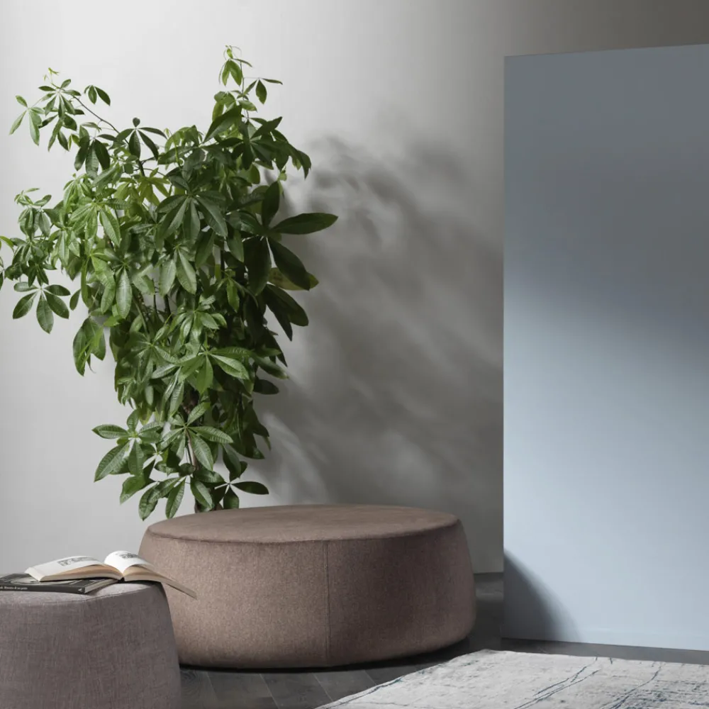 Viadurini Living Sitzsäcke|Sitzsäcke-Weicher runder Hocker für Wohnzimmer in farbigem Samt 3 Dimensionen - Evelyne