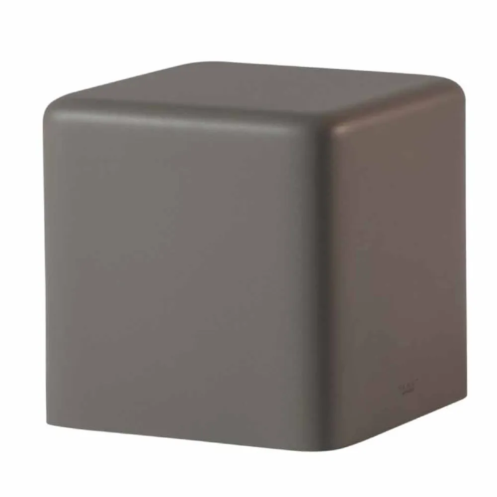 SLIDE Barhocker-Weicher, würfelförmiger Polyurethanhocker Soft Cube, hergestellt in Italien