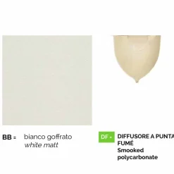 Viadurini Lighting Garten-Wandlampen-Weiße Aluminiumlaterne der Gartenwand, hergestellt in Italien, Anusca