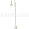 Viadurini Lighting Gartenlampion-Weiße Gartenlampe aus Aluminium mit 1 Licht, hergestellt in Italien, Anusca