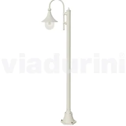 Viadurini Lighting Gartenlampion-Weiße Gartenlampe aus Aluminium mit 1 Licht, hergestellt in Italien, Anusca