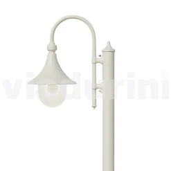 Viadurini Lighting Gartenlampion-Weiße Gartenlampe aus Aluminium mit 1 Licht, hergestellt in Italien, Anusca
