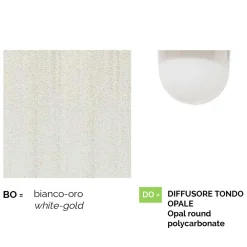 Viadurini Lighting Gartenlampion-Weiße Gartenlampe aus Aluminium mit 1 Licht, hergestellt in Italien, Anusca