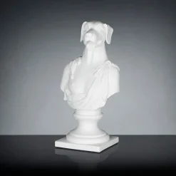 Viadurini Living Deko Artikel Und Wohnaccessoires-Weiße handgefertigte Keramikskulptur 100 % Made in Italy Fabas 1