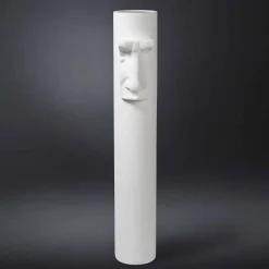 Viadurini Living Deko Vasen-Weiße Keramikvase mit farbigem Einsatz handgefertigt in Italien - Monte