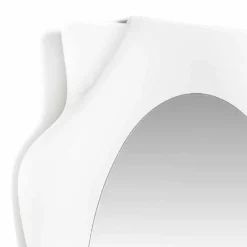 Viadurini Living Wandspiegel-Weiße Milch Diva des Wandspiegels modernes Design, hergestellt in Italien