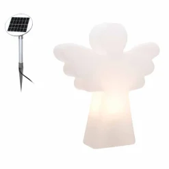 Viadurini Lighting Designer Stehlampen-Weiße Stehleuchte E27, LED oder Solar Design mit Modern Angel - Angelostar