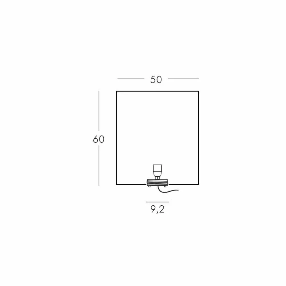 SLIDE Designer Stehlampen-Weiße Tisch- / Stehleuchte Cubo, hergestellt in Italien