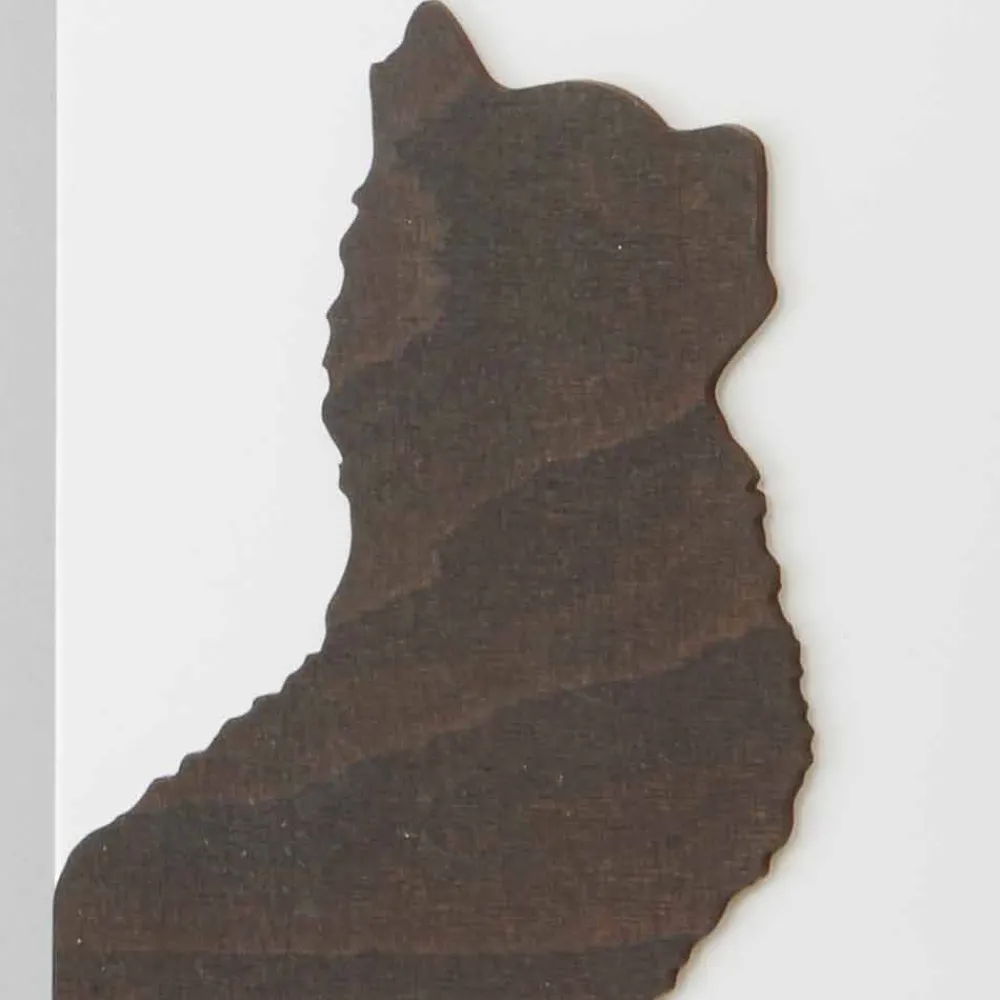 Viadurini Time Design Wanduhren-Weiße Wanduhr mit hölzernen Tierdekorationen Modernes Design - Spannung