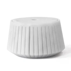 Viadurini Decor Deko Artikel Und Wohnaccessoires-Weißer Carrara-Marmor oder schwarzer gestreifter Portoro-Aufbewahrungshalter - Cairo