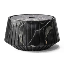 Viadurini Decor Deko Artikel Und Wohnaccessoires-Weißer Carrara-Marmor oder schwarzer gestreifter Portoro-Aufbewahrungshalter - Cairo