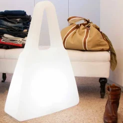 Viadurini Lighting Designer Stehlampen-Weißer Designtisch oder Stehlampe für Innen oder Außen - Borsastar