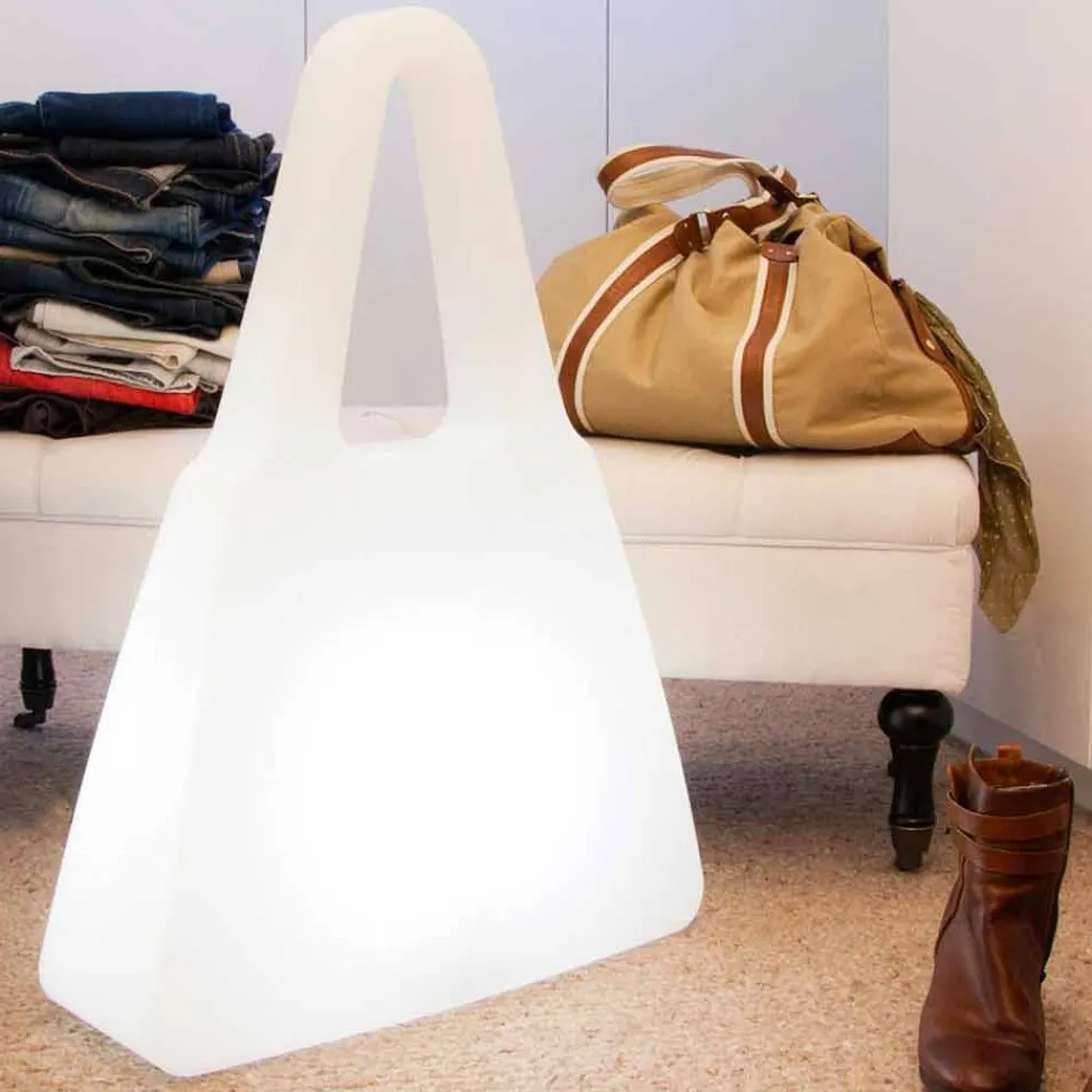 Viadurini Lighting Designer Stehlampen-Weißer Designtisch oder Stehlampe für Innen oder Außen - Borsastar