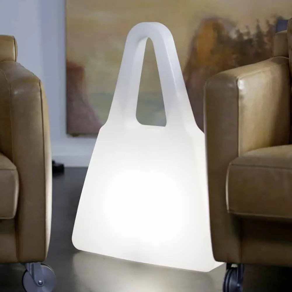 Viadurini Lighting Designer Stehlampen-Weißer Designtisch oder Stehlampe für Innen oder Außen - Borsastar