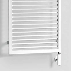 Scirocco H Handtuchheizkörper Elektrisch-Weißer elektrischer Handtuchwärmer für Badezimmer aus Stahl - Shadow von Scirocco