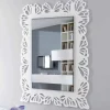 Viadurini Decor Wandspiegel-Weißer Plexiglas-Wandspiegel mit verziertem rechteckigem Rahmen - Alidifarf