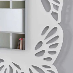 Viadurini Decor Wandspiegel-Weißer Plexiglas-Wandspiegel mit verziertem rechteckigem Rahmen - Alidifarf