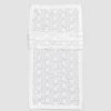 Viadurini Textile Runner-Weißer Tischläufer in gehäkelter Spitzenstickerei und Baumwollmischungskante - Giangi
