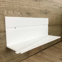 Viadurini Bathroom Badzubehör-Weißes Corian Wandregal L 35 oder L 60 cm Made in Italy Qualität - Elono