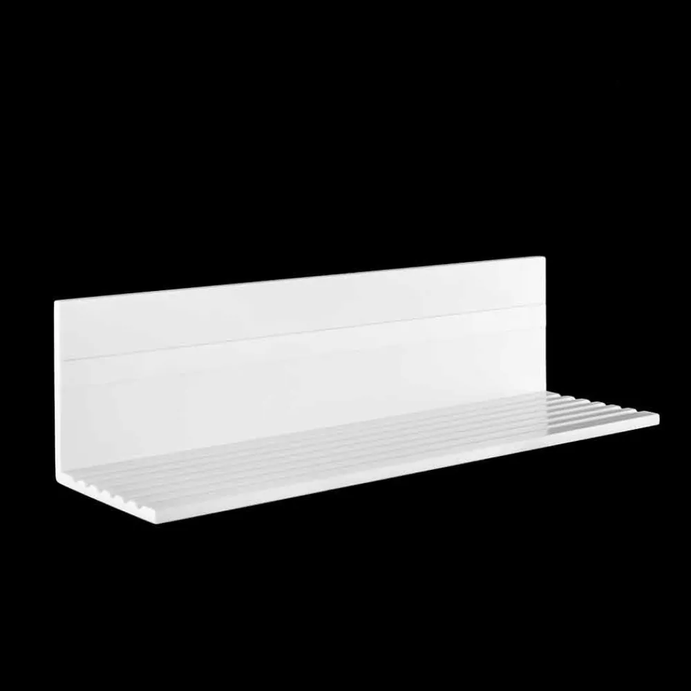 Viadurini Bathroom Badzubehör-Weißes Corian Wandregal L 35 oder L 60 cm Made in Italy Qualität - Elono