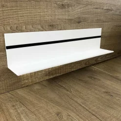 Viadurini Bathroom Badzubehör-Weißes Corian Wandregal L 35 oder L 60 cm Made in Italy Qualität - Elono