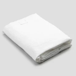 Viadurini Textile Bettlaken-Weißes Leinenbettlaken für Doppelbett, Luxusdesign Made in Italy - Fiumano