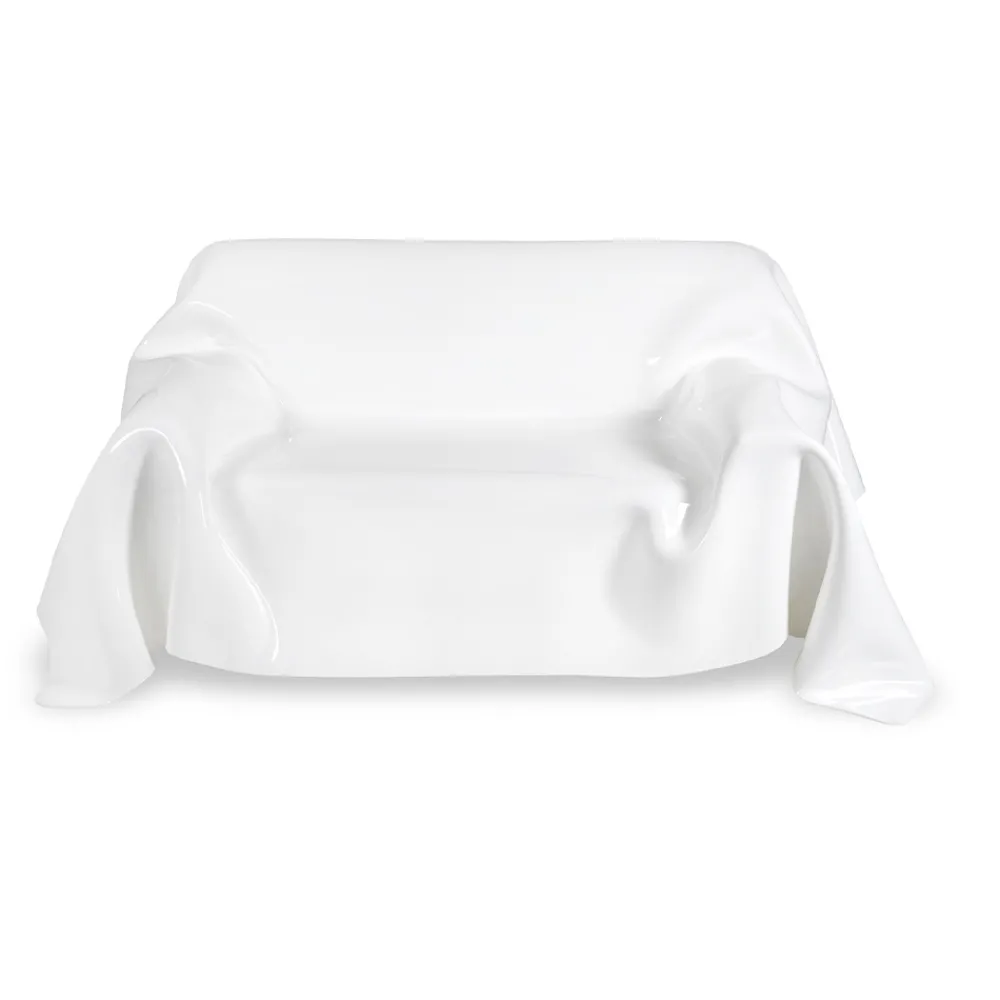 Viadurini Italian Sofas Moderne Sofas-Weißes oder mehrfarbiges Plexiglassofa, recycelbar innen außen - Jolly