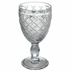 Viadurini Kitchen Weinkelch-Wein- oder Wasserbecher aus farbigem oder transparentem Glas mit Dekorationen, 12 Stück - Rocca