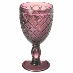 Viadurini Kitchen Weinkelch-Wein- oder Wasserbecher aus farbigem oder transparentem Glas mit Dekorationen, 12 Stück - Rocca