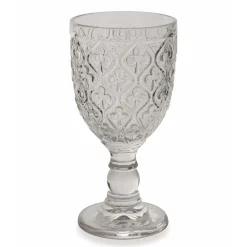 Viadurini Kitchen Gläser Set-Wein- oder Wasserkelche aus farbigem Glas und Arabeskendekoration 12 Stück - Marokko