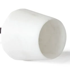 Viadurini Decor Weinkelch-Weinglas aus mattweißem Carrara-Marmor und rotem Levanto - Caglio