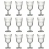 Viadurini Kitchen Gläser Set-Weingläser aus transparentem dekoriertem Glas 12 Designbecher - Marokkobisch