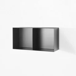 Viadurini Bathroom Wandregale-Wendbare rechteckige Wandeinheit aus Metall - Book