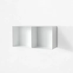 Viadurini Bathroom Wandregale-Wendbare rechteckige Wandeinheit aus Metall - Book