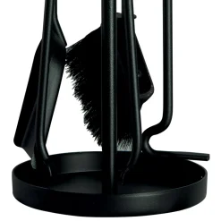 Viadurini Fire Design Kaminbesteck-Werkzeughalter aus Metall mit 4 Kaminbestecken, hergestellt in Italien – Safari