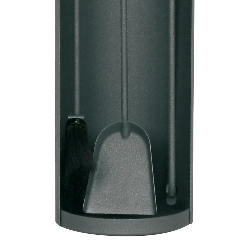 Viadurini Fire Design Kaminbesteck-Werkzeughalter mit 3 Kaminbesteck aus Metall, hergestellt in Italien – Bazar