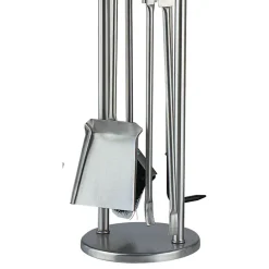 Viadurini Fire Design Kaminbesteck-Werkzeughalter mit 4 Kaminbestecken Made in Italy – Licaone