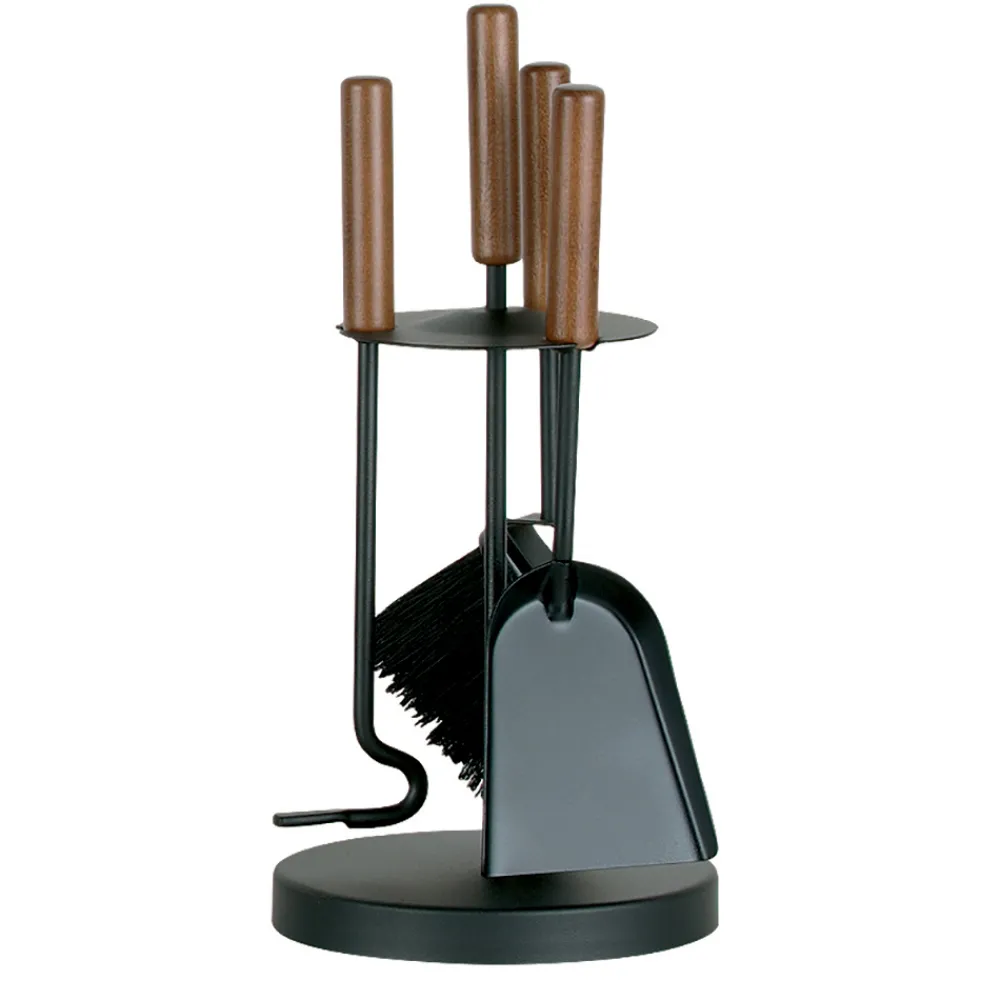 Viadurini Fire Design Kaminbesteck-Werkzeughalter mit 3 Metallwerkzeugen in verschiedenen Ausführungen, hergestellt in Italien – Darbuka