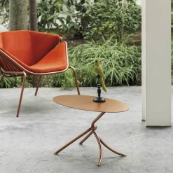 Viadurini in the Garden Garten Beistelltisch-Wertvoller Outdoor-Couchtisch aus lackiertem Metall Made in Italy - Lübeck