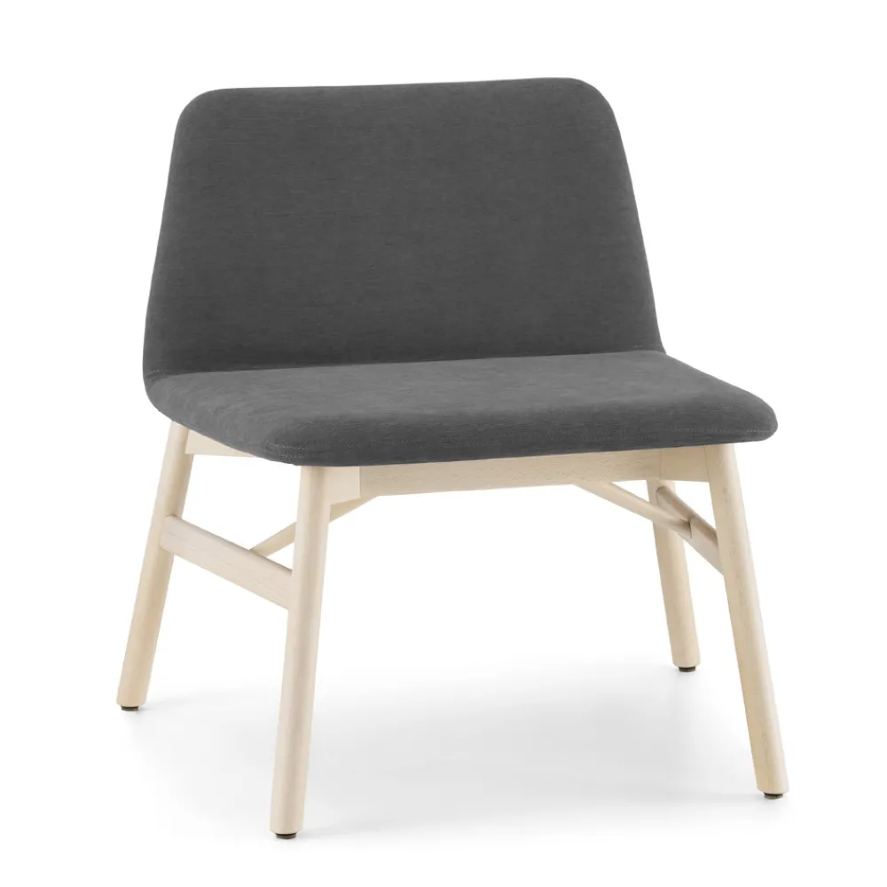 Viadurini Living Moderne Sessel-Wertvoller Sessel aus Stoff oder Samt mit Buchenfuß Made in Italy - Molde