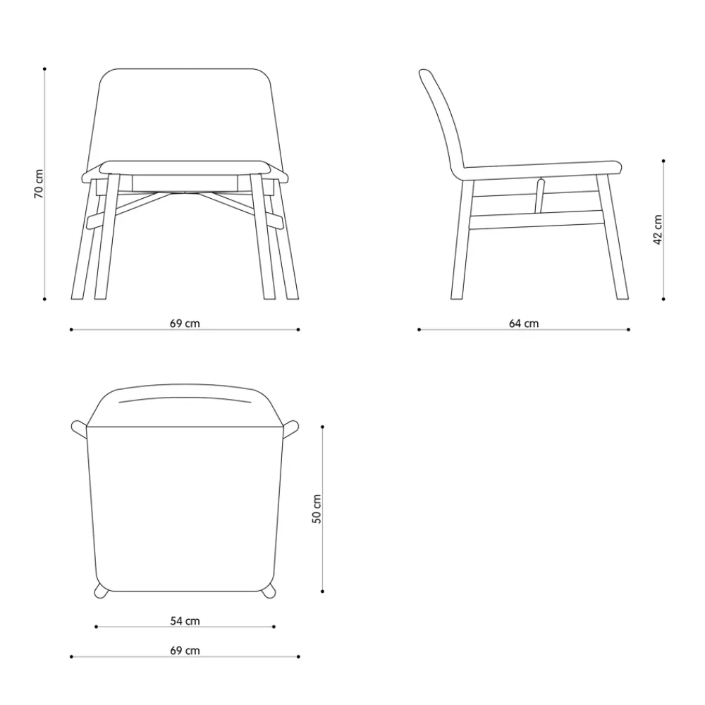 Viadurini Living Moderne Sessel-Wertvoller Sessel aus Stoff oder Samt mit Buchenfuß Made in Italy - Molde