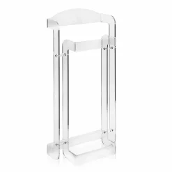 Viadurini Living Garderobenständer-Wertvolles modernes Design aus transparentem Mose Plexiglas, hergestellt in Italien