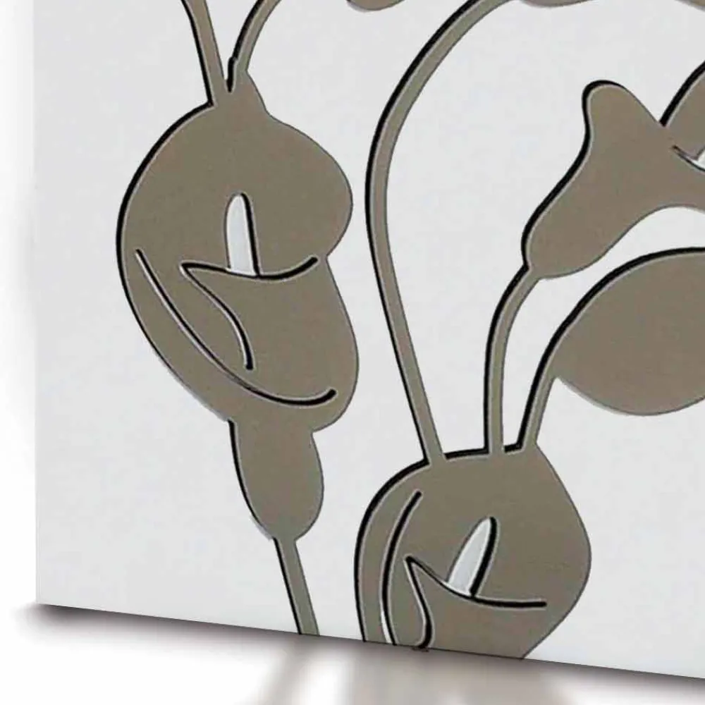 Viadurini Living Regenschirmständer Design-White Wood Umbrella Stand Modernes Design mit Blumendekorationen - Caracalla