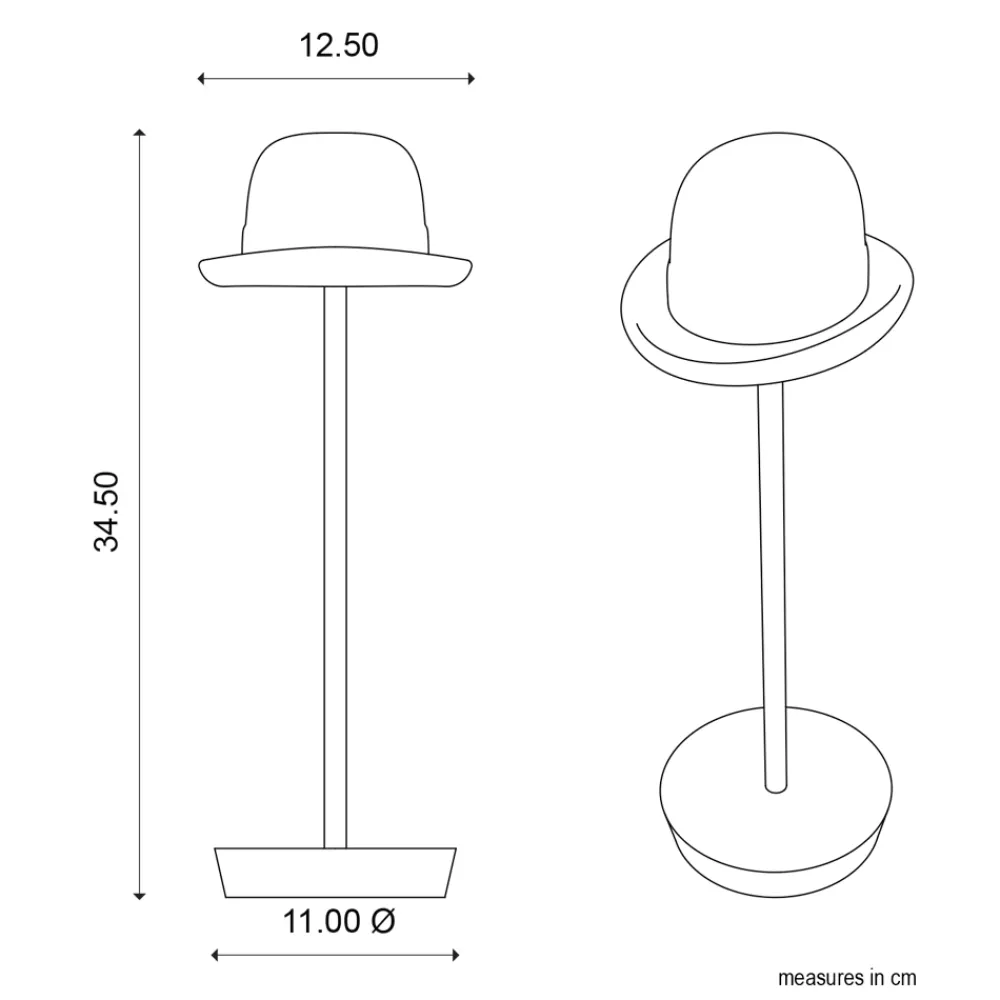 Viadurini Lighting Design Beleuchtung-Wiederaufladbare und kippbare Tischlampe von Magnet - Bombetta
