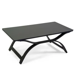 Viadurini in the Garden Garten Lounge Set-Wohnzimmer aus Aluminium mit Armlehnen aus brasilianischem Teakholz - Tagebuch