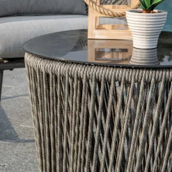 Viadurini in the Garden Garten Lounge Set-Wohnzimmer bestehend aus 2 Sesseln mit Couchtisch - Suitcase